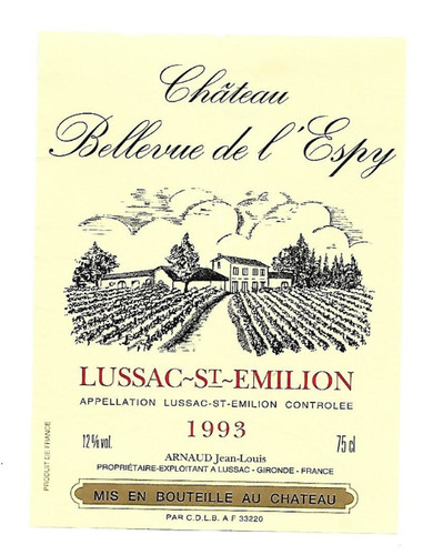 Etiquette vin lussac saint - etiquette,