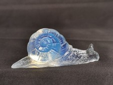 Escargot en verre opalescent SABINO  , Art déco .
