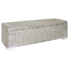 Boîte de Rangement Banc Rotin