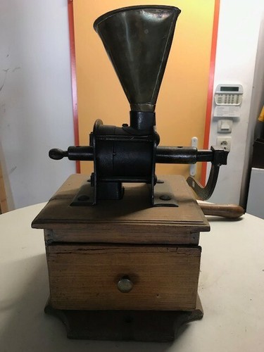Moulin café bois - moulin,
