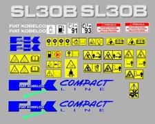 Fiat Kobelco Sl 30 B Stickers