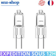 2 X Ampoule G4 Halogène 20 W 12V 2900K Blanc Chaud Eclairage Lustre Lampe Maison