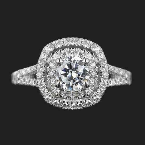 Bague fiançailles double - de,