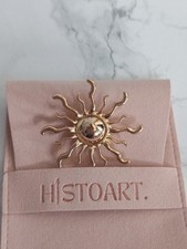 Broche neuve Soleil doré