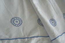 drap ancien en toile métis