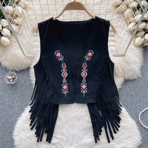 Femme faux daim - faux, gilet