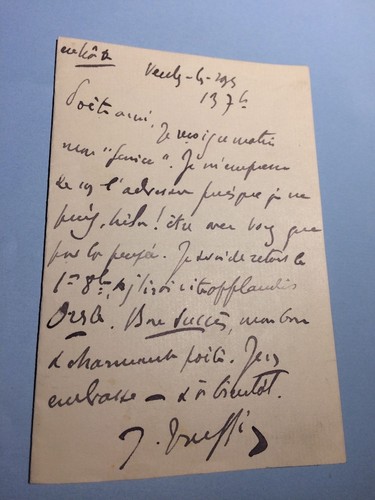 Jules truffier acteur lettre - jules,