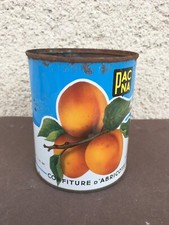 Ancienne boîte de conserve / Confiture d'abricots / Pacna / Déco / Collection