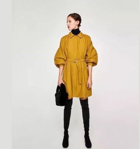 Zara mustard yellow balloon - zara,