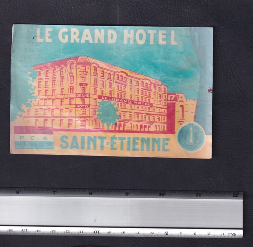 Ancienne étiquette bagage - étiquette,