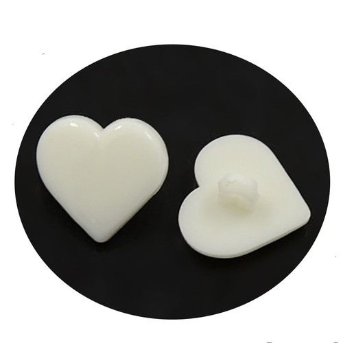 Boutons tige blanc - de,