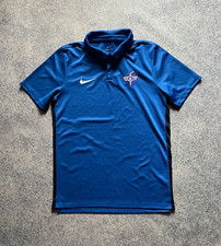Maillot polo bleu Kloten Flyers Nike maillot de hockey sur glace taille M