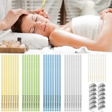 32 Pièces Bougie Oreille Nettoyante Bougie d'Oreilles ave 10 Plateaux et 10 C...