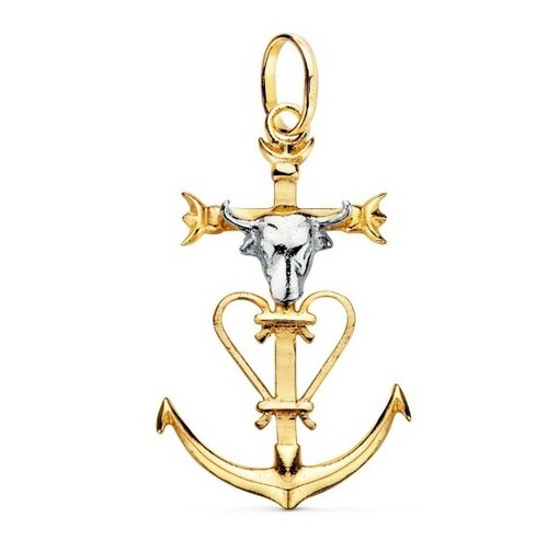 Pendentif 18k 750 mls - or,