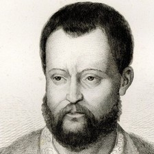 Portrait Côme II de Médicis Toscane - Gravure originale XIXe