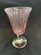 verre soufflé à bulles signé Rosé  BIOT FARINELLI