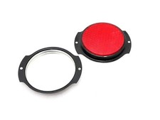 WILLYS JEEP M38 M151A1 M35 M37 JEEP TRUCK PAIRE RÉFLECTEUR ROUGE LUNETTE NOIRE