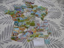 MAGNETS LE GAULOIS 2008 CARTE DE FRANCE MANQUE VOIR DESCRIPTIF + 65 ET 71 MAGNET