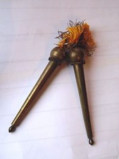 LOT DE 2 AIGUILLETTES POUR FOURRAGERE EPOQUE 19ème SIECLE / VOIR AUTRES VENTES