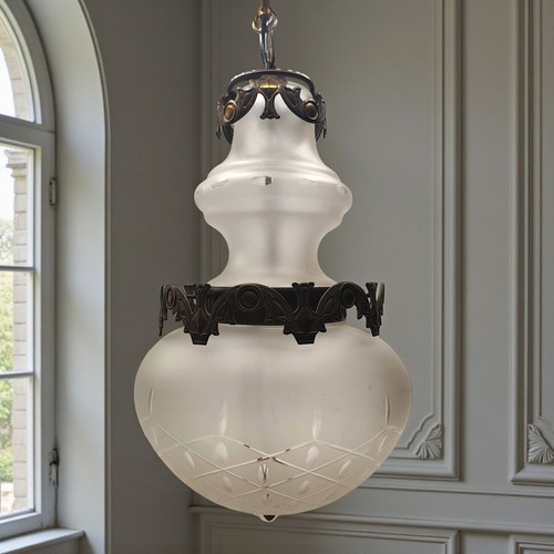 French art deco frosted - art,