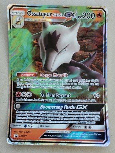 Carte pokémon ossatueur - carte,