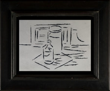 André DUFFOUR (1926-2016) SUPERBE NATURE MORTE COMPOSITION CUBISTE 1950 (376)