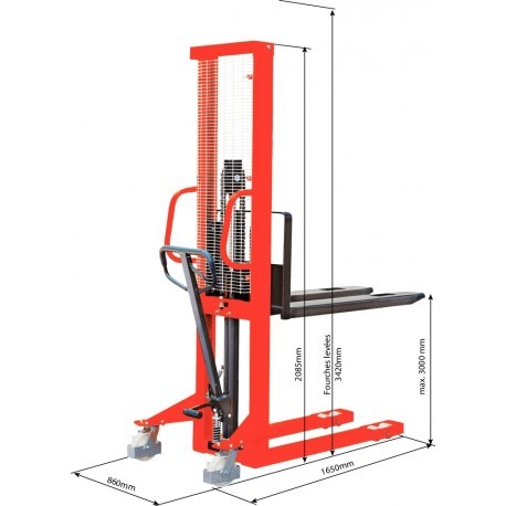 Gerbeur hydraulique manuel - , 1