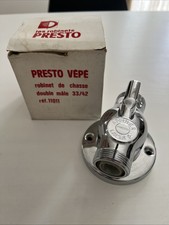 Robinet De Chasse Toilette Vintage Art Déco Neuf Presto Vépé Double Mâle 33/42 