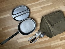 EQUIPEMENT LOT COMPLET DE BRELAGE US ETUI GAMELLE COUTEAU FOURCHETTE GI SOLDAT