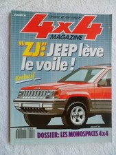 4X4 MAGAZINE N°121 10/1991 JEEP GRAND CHEROKEE DANGEL C-15 D 4X4 VOYAGER AWD 