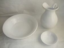 Ensemble Toilette Bol Pichet Soucoupe Céramique Châteaux