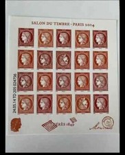 France Année 2014 Feuillet