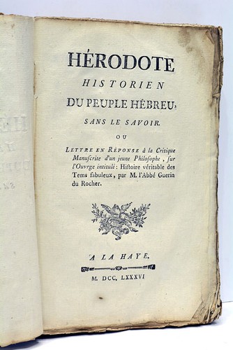 Livre ancien bonnaud - bonnaud, hÉrodote
