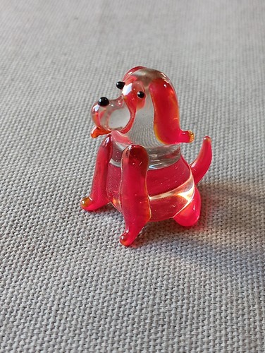 Petit chien verre - de, murano