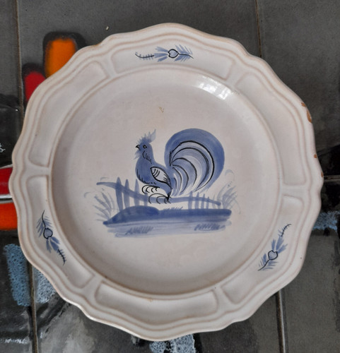 Ancienne assiette coq - 🐔,