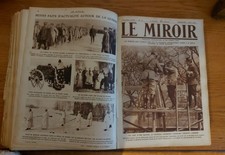 Le Miroir - Lot de 65 journaux