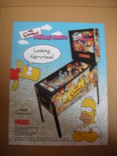 flyer de flipper STERN:  THE SIMPSONS