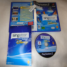 759 - JEU SONY PS2 * SINGSTAR CHANSONS MAGIQUES DE DISNEY * PAL