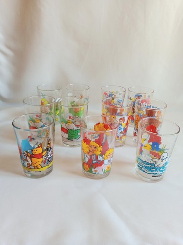 Lot verre dessin - de,
