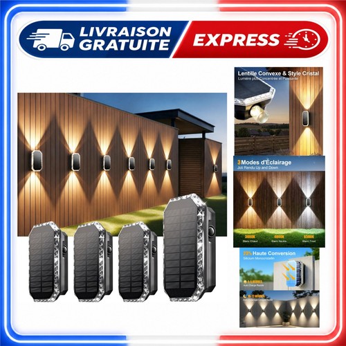 Lampe solaire murale - solaire,
