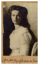 La grande-duchesse Olga Nikolaïevna de Russie, Fille du Tsar, Tirage vintage, ca