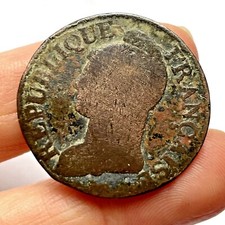 Pièce Ancienne Louis XVI Sol dit À ´Écu 1791