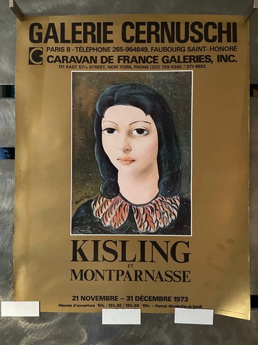 Affiche kisling - kisling, et