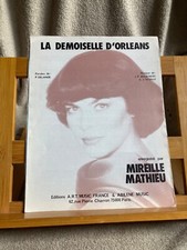Mireille Mathieu La Demoiselle d'Orléans partition chant piano accords ART Music