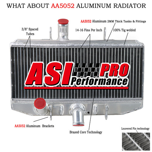 Rangée aluminium radiateur - rangée,