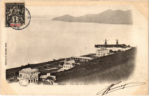 Cpa tonkin hongay vue - cpa, sur
