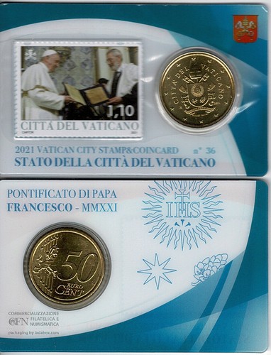 2021 vaticano carte - 2021, timbres