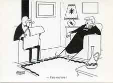 CP HUMOUR FANTAISIE ILLUSTRATEUR JACQUES FAIZANT 1982