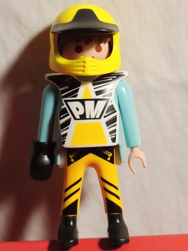 Playmobil figurine pilote moto - playmobil,