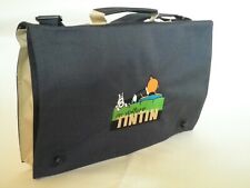 TINTIN & MILOU : Sac/Cartable Bandoulière "En voiture Tintin" NEUF (ATLAS 2001).